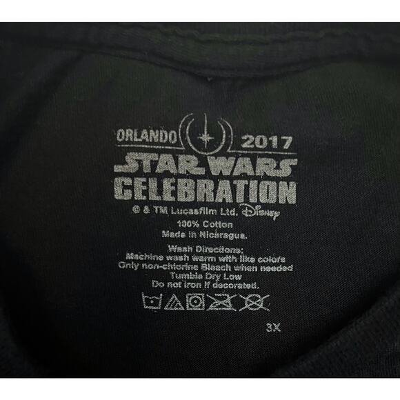 Star Wars Celebration Shirt Orlando 2017 Collector Limited Edition Rare Mens 3XL - Picture 3 of 9